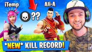 OUR MOST KILLS *EVER* in Fortnite: Battle Royale! (NEW RECORD)