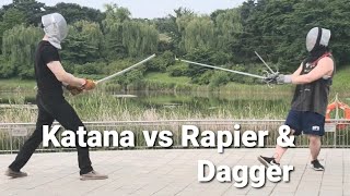 Katana vs Rapier & Dagger 카타나 vs 레이피어 & 대거; 레이피어는 약한 무기일까? Yasuo vs fiora 야수오vs피오라