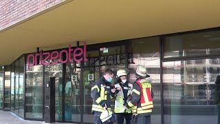 Ausgelöste Brandmeldeanlage im Aprizeotel Bonn-City löst Feuerwehreinsatz aus - Fehlalarm am 19.2.22