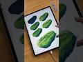 How to paint Grass in Procreate #procreate #procreatetutorial