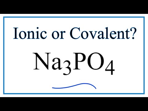 Is phosphate ionic or covalent?