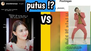 SEOLAH OLAH KAU YANG TERSAKITI | PESAN STORY AMANDA DAN POSTINGAN AKUN IG PHOTOBIL_