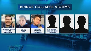 Victims of Baltimore Key Bridge identified