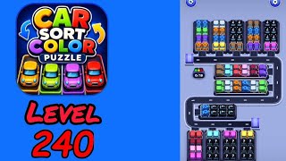 Car Sort Color Puzzle Level 240 Walkthrough