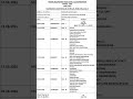 11th standard public exam time table 2024 - 2025