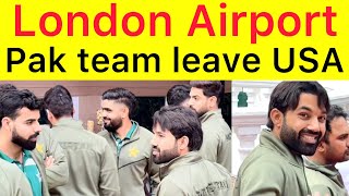 BREAKING 🛑 Pakistan Team leaves USA from London for ICC T20 World Cup 2024 | Latest update