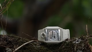 Casio G-Shock G-8100-7JF WHITE Square Dual Illuminator watch review