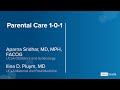 Prenatal Care 101| Aparna Sridhar, MD, MPH, FACOG | Ilina D. Pluym, MD | UCLA Health