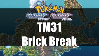 Pokemon Diamond & Pearl - Where to get TM31 Brick Break