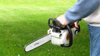 Running Stihl MS200 Chainsaw, Upstate NY