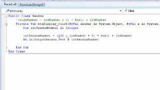 Learning VB.NET (Visual Basics) tutorial 12 - Generating random numbers the right way