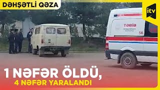 Quba-Qusar yolunda qəza olub, ölən və xəsarət alanlar var