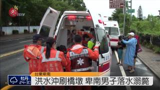 卑南溺水意外 許男通水溝跌落喪命 2014-09-21 TITV 原視新聞