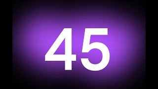 45 Second Countdown Timer - Silent