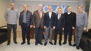 MÜSİAD BURSA ŞUBESİ BAŞKANI ALPARSLAN ŞENOCAK'TAN OLAY'A ZİYARET