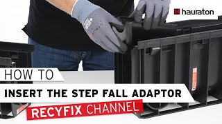 How to Insert the Step Fall Adaptor | RECYFIX Drainage Channel