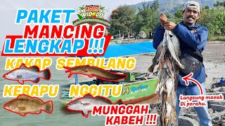 Mancing Di Laut Mondoliko..! Ikan Kakap,Kerapu,Nggitu,Sembilang..MUNGGAH KABEH.