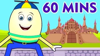 Humpty Dumpty | Nursery Rhymes | 60 Minutes Compilation from Nellie & Ned