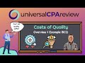 Understand and Apply Costs of Quality (BEC Topic) | Universal CPA Review