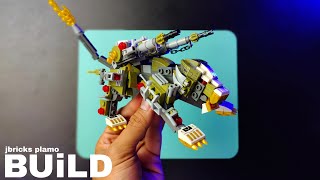 LEGO Robot Zoid Liger Zero Panzer | SPEED BUILD | Mechanical Beast Box #fyp