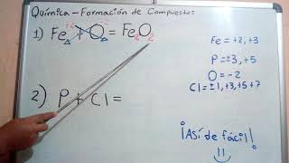 FORMACIÓN DE COMPUESTOS