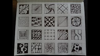 1001 Easy tangle patterns #10