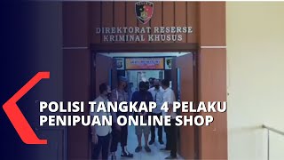 Modus Jual HP di Marketplace, 4 Pelaku Penipuan Online Shop Ditangkap