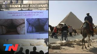Egipto anunció el descubrimiento de un túnel escondido en la pirámide de Keops