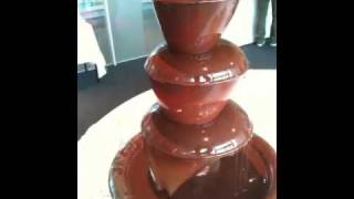 人生初フォンデュ The chocolate fondu first experience