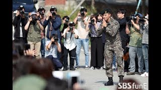 [190516] Model Soldier Ok Taecyeon from 2PM Discharge Day at Baekma Hall