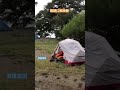 帳篷口煮晚餐 youtubeshorts 紐西蘭 登山 hiking 露營 camping