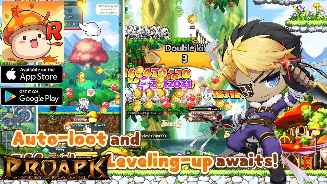 Maplestory R Evolution Gameplay Android Ios English Youtube
