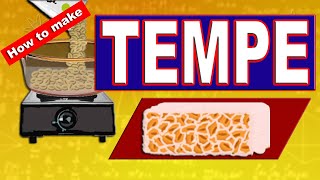 how to make tempeh at home - animation making tempeh