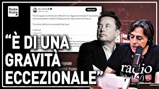 ELON MUSK SVELA IL RETROSCENA UE ▷ \