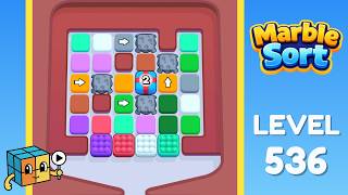 Marble Sort Level 536 Walkthrough Solution