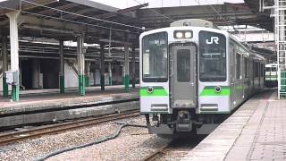 鉄道　回送列車　E127系V9編成　新潟駅発車