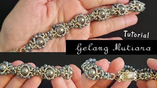 Tutorial#22| Tutorial Gelang Mutiara | pearl bracelet tutorial | DIY | beadedbeads | tutorial gelang