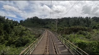 NZ Rail Cab View Real Time: Ohakune to National Park