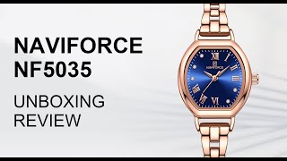 Unboxing Review |Naviforce Watch NF5035 New Arrival Japanese Metal Quartz Movement Latest Design