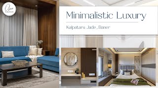 3 BHK Minimalistic Modern Homes Design | Kalpataru Jade Baner Pune