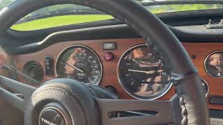 1976 Triumph TR6 Driving Dash POV