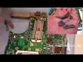 toshiba satellite disassembly to clean cpu vents fan