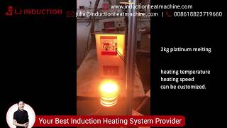 How to melt platinum with induction furnace? what is platinum melting point