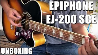 EPIPHONE EJ 200SCE Vintage Sunburst