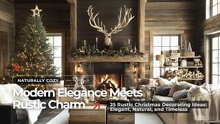 Naturally Cozy: A Modern Rustic Christmas with Organic Accents