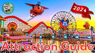 Disney California Adventure ATTRACTION GUIDE - 2024 - All Rides + Shows - Disneyland Resort