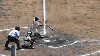 島袋桜 選手(KBC未来沖縄3年) 執念の一打！ 第68回沖縄県高校野球春季大会2回戦vs嘉手納　2021.3.26　アトムホームスタジアム宜野湾