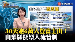 【徐立珊主播】30天逾6萬人登富士山！山梨縣擬祭人流管制 #寰宇大話題 20230804｜#寰宇新聞 @globalnewstw