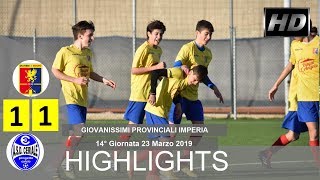 GIOVANISSIMI PROVINCIALI IMPERIA 14° Giornata Dianese\u0026Golfo - Ceriale 1 - 1