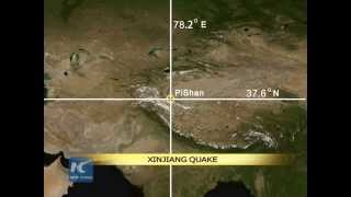 6.5 magnitude quake hits Xinjiang, China